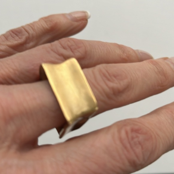Banana Republic Jewelry - Banana Republic square brass ring